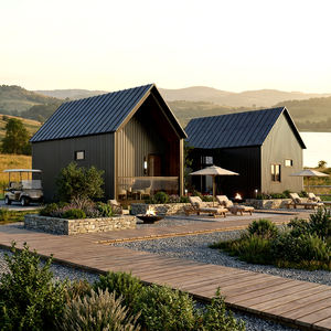 Nouvelles Maisons Préfabriquées B2B Design Usine Villa 2 Chambres Ossature Acier Standard Américain Portable Modulaire Conteneur Préfabriqué - Product Image 3