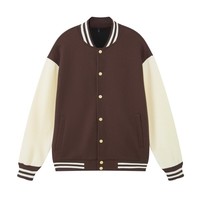 Veste de baseball universitaire personnalisée Penpace Garment, vêtement d'extérieur pour étudiants, entièrement assortie, avec broderie de patchs directement sur le vêtement et en cuir