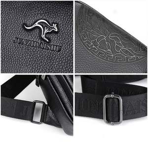 2024 PU Leather Businessmen Chest <b>Bag</b> for <b>Men</b> Single Shoulder Knapsack - Product Image 4