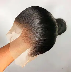 Lace Front Perücke Indian Remy Hair, lose tiefe Welle Perücke, rohe jungfräuliche brasilia nische Haare jungfräuliche Haar Perücken