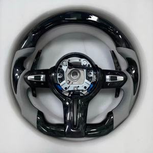 Volante Deportivo M con Pantalla LED de Fibra de Carbono Forjada para <span class=keywords><strong>BMW</strong></span> F10 F20 F30 F45 M2 M3 M4 M5 M6 F40 F52 E89 E90 <span class=keywords><strong>E7</strong></span> E72 X3 - Product Image 1