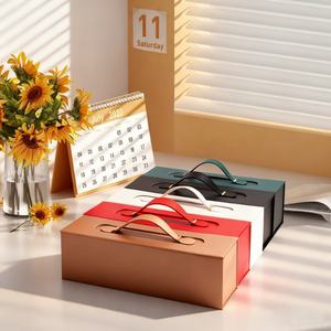 Scatola Pieghevole Piccola <span class=keywords><strong>Pira</strong></span> - Scatola Regalo con Coperchio <span class=keywords><strong>a</strong></span> Ribalta - Confezione Regalo Aziendale - Product Image 5