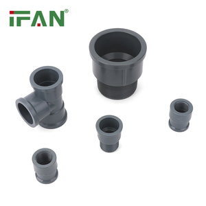Ifan tiêu chuẩn cao DIN nhựa <span class=keywords><strong>uPVC</strong></span> phụ kiện TEE ổ cắm khuỷu tay 20mm-<span class=keywords><strong>110mm</strong></span> PVC ống và phụ kiện cho hệ thống ống nước - Product Image 3