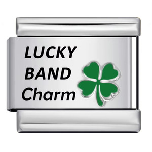 Eagle Workshop Lucky Four Leaf Clover Charm Stainless Steel DIY Jewelry Fashion Pendant For Bracelet Watch Strap Chain - Product Image 4