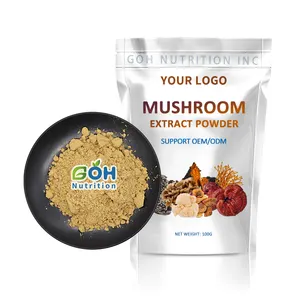 GOH OEM Private Label Top Quality Marasmius Androsaceus Mycelium Extract Powder With 30% Polysaccharides