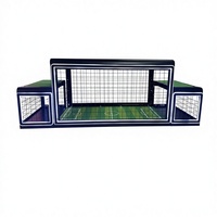 Jeu de football interactif sur banc, machine de football assise sous table, pour 2 joueurs, arcade sportive pour bar et salle de jeux