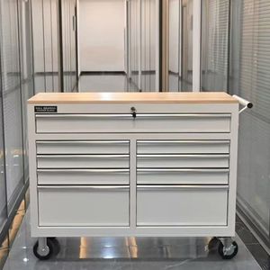 Heavy Duty Multifunctional Rolling <b>Tool</b> Cart with Drawers for Salon Industrial and Workshop Storage Use - Product Image 5