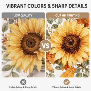 Quadro su tela all'ingrosso Raccolto Autunnale <span class=keywords><strong>Girasole</strong></span> Zucca Floreale, Design Personalizzato per Decorazione d'Interni Casa - Product Image 5