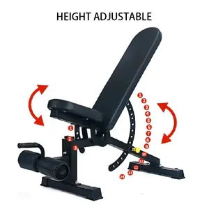 أفضل جودة معدات التمرين متعددة الوظائف غير قابلة للطي الوزن مقعد الطائر الطائر للمنزل المستخدمة الجلوس مقاعد البدلاء