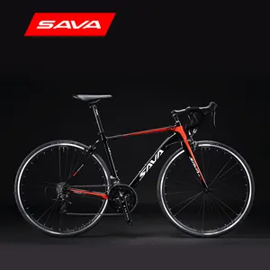 萨瓦18速碳叉公路自行车轻重量700C SHIMANO R3000碳纤维城市自行车成人男子碎石自行车