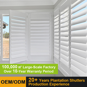 Persiane in PVC a Prezzo di Fabbrica, Tende in Finto Legno, Persiane Stile Plantation - Product Image 2