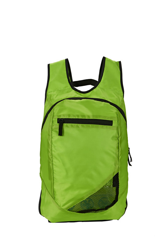 lime green backpack