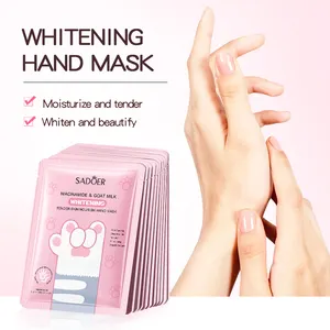 Logo personalizzato Home Spa maschera per le mani Anti invecchiamento prodotti di bellezza per le mani al collagene cura della pelle guanti idratanti per maschere per le mani sbiancanti