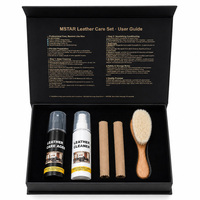 Kit d'entretien et de nettoyage pour cuir de qualité supérieure, nettoyant et revitalisant pour cuir, pour fauteuils de massage, canapés et cuir PU