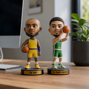 Dihua personnalisé PVC Injection couleur peinture joueur de basket-ball des années <span class=keywords><strong>1990</strong></span> figurines d'action OEM usine 3D dessin animé jouet conception - Product Image 4