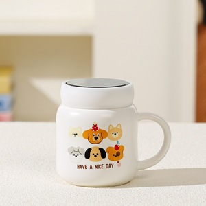 Caneca de Café Cerâmica Moderna com Tampa, Capacidade de 420ml, Segura para Lava-Louças e Micro-ondas, Embalagem em Caixa Colorida - Ótimo Presente para Amigos - Product Image 2