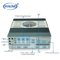 NOUVELLE Carte mère industrielle personnalisable Core 10e/11e génération, rail DIN, fente M.2, PCIE, 6 ports COM, triple LAN 2.5G, mini-ordinateur, 64 Go de RAM