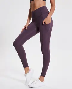 Mallas deportivas personalizadas para mujer, ropa deportiva para yoga, gimnasio, marca privada, venta al por mayor, fabricantes de China