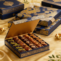 Boîte de dattes de Ramadan en gros, boîte élégante pour dattes, emballage de boîte alimentaire de Ramadan, boîte cadeau de luxe pour Ramadan