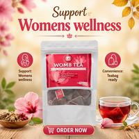 Tisane Détoxifiante Utérine Yoni en Promotion pour Soulager les Douleurs Menstruelles, Soutien Périodique, Santé Féminine, Soins Intimes, Prêt à Expédier (OEM)