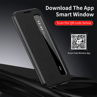 Funda de Cuero PU con Tapa Lateral Abatible y Función de Respuesta Libre para Samsung S26 S22 S23 Ultra A56 A57 A36 S24 S25 Plus