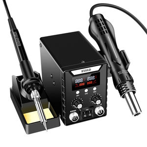 สถานีบัดกรี 8586D 60w หัวแร้งบัดกรี 2-in-1 สถานีบัดกรีอเนกประสงค์ หัวแร้งบัดกรีและปืนลมร้อน - Product Image 2