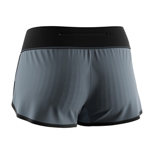 Unlined Women <b>Running</b> Shorts Soft Fabric Hidden <b>Gel</b> Pocket and Reflective Logo for Outdoor Training - Product Image 2