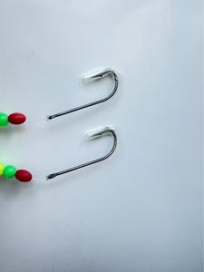 Aparejos de Pesca Marina Personalizados con Cebo Vivo, Línea Líder de 37.71 Pulgadas, Bola Flotante, Anzuelos J-gruesos 1/0 con Perla Luminosa y Eslabón Giratorio - Product Image 4