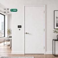 Porte coupe-feu en acier fournie par un fabricant chinois, option simple ou double battant, pour projets de rénovation hôtelière