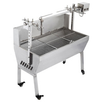 Rôtissoire coréenne automatique pour barbecue, Grill électrique rotatif pour charbon de bois, rôtissoire d'extérieur pour cochon