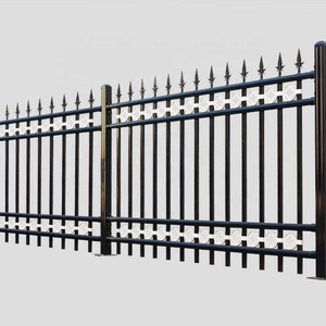 Clôture de jardin en fer forgé avec revêtement en poudre - Product Image 4