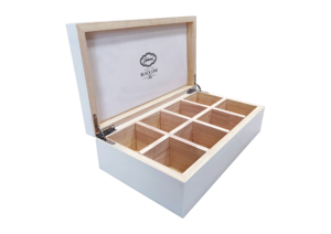 กล่องเก็บของไม้ทรงสี่เหลี่ยมผืนผ้าพร้อมช่องแบ่ง ราคาถูก มีตัวอย่างแจกฟรี - Product Image 5