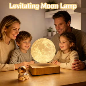 HCNT 3D Printing Levitating Moon Lamp 360° Rotation Floating Moon Night <b>Light</b> For Birthday Home Decor Gift - Product Image 2