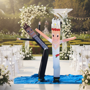 Bailarina inflable divertida del aire del cielo de las ondas, <span class=keywords><strong>precio</strong></span> al por mayor de fábrica, bailarina de aire inflable con soplador para mayoristas - Product Image 1