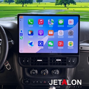 Radio para Auto con Carplay, Hicar, Reproductor Multimedia, GPS, Navegación, Android Auto y Pantalla Táctil para Jeep Wrangler 2011-2017 - Product Image 1
