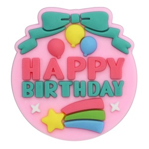 Breloque de chaussure Joyeux Anniversaire en gros, cadeau promotionnel, souvenir de fête d'anniversaire, décoration de chaussure, breloque de sabot d'anniversaire - Product Image 5