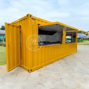 Contenedor de <span class=keywords><strong>Comida</strong></span> de 18.7 pies, Camión de <span class=keywords><strong>Comida</strong></span> Amarillo, Contenedor de Restaurante Móvil, Remolque de <span class=keywords><strong>Comida</strong></span>, Comprar Casa Contenedor de Envío - Product Image 1