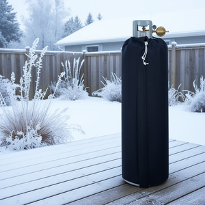 Chauffe-bouteille de propane 280W, chauffage au gaz avec thermostat interne, chauffage portable pour usage extérieur, construction en plastique durable - Product Image 2