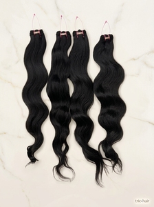 100% Cheveux Humains Vierges Indiens Bruts, Mèches, Perruque, Cheveux Humains Lisses Baguette, Cuticules Alignées - Product Image 5
