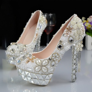 Nuevas sandalias de tacón alto con pedrería, elegantes y lujosas, para bodas, banquetes y fiestas, zapatos de tacón de aguja puntiagudos para mujer - Product Image 2