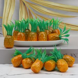 فاكهة أناناس صناعية صغيرة لتزيين المنزل والمطبخ والحفلات، طعام مقلد، وسيلة تعليمية، زينة للمهرجانات - Product Image 2