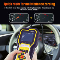 Lector de código TP02 diagnóstico de sistema completo automotriz detector de fallas de coche OBD escáner de coche Analizador de escáner de diagnóstico automático