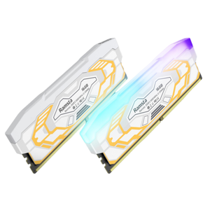 RamstaシリーズWth Heatsinkダイナミック<span class=keywords><strong>LED</strong></span>ライトDDR5 RGB <span class=keywords><strong>RAM</strong></span> 16GBX2 5600 7200Mhzゲーム用オリジナル新品デスクトップPC5 - Product Image 1
