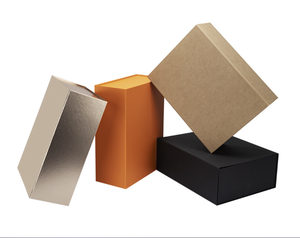 도매 의류 액세서리 선물 상자 소형 블랙 자석 접이식 포장 퍼 의류용 매트 라미네이션 - Product Image 3