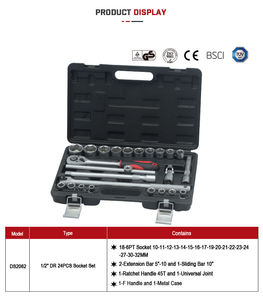 Jeu de clés à douille pour tambour de transmission, 28 pièces, outils manuels pour la réparation automobile, durables, de haute qualité, garantie 1 an, personnalisables - Product Image 2
