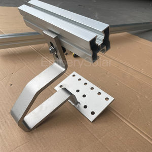 Panneaux solaires AL6005-T5 finition anodisée de toit simple avec <span class=keywords><strong>crochet</strong></span> de toit en <span class=keywords><strong>ardoise</strong></span> pour système de montage solaire - Product Image 2