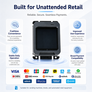 Sistema POS para Máquinas Expendedoras con Múltiples Métodos de Pago, Lector de Tarjetas, Compatible con Tarjetas, Códigos QR y Pagos con Monedero Móvil - Product Image 1