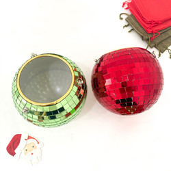 Maceta colgante de plata, rosa, verde, rosa, rojo, Bola de discoteca, <span class=keywords><strong>para</strong></span> jardín, barata, novedad - Product Image 4