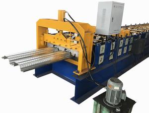 1000mm automatische SPS-verzinkte Bodendeck-Bondek-Terrassen walzen form maschine für den Bau von Fliesenstahl-Zahnrad rollen - Product Image 2