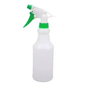 Botol semprot pemicu pembersih deterjen, cairan plastik kosong untuk berkebun di rumah